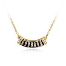 Szelam новый модный дизайн золотого цвета ожерелья с цепочкой Подвески с австрийским кристаллом для женщин ювелирные изделия для помолвки SNE150889 2024 - купить недорого