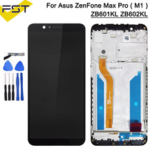 Pantalla LCD de 5,99 pulgadas para Asus ZenFone Max Pro ( M1 ) ZB601KL ZB602KL + MONTAJE DE digitalizador con pantalla táctil con piezas de repuesto de marco, color negro 2024 - compra barato