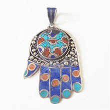 TBP532 Tibetan Buddha Hand Amulet Pendants Nepal Vintage Handmade Tribal Jewelry 2024 - buy cheap