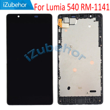 5,0 "IPS экран дисплея для Nokia Lumia 540 RM-1141 LCD + кодирующий преобразователь сенсорного экрана в сборе с рамкой 720X1280 пикселей Бесплатная доставка 2024 - купить недорого