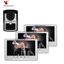 Yobang-interfone com sistema de vídeo para porta, à prova d'água, campainha, câmera, 7 polegadas 2024 - compre barato