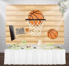 Birthday Party Backdrop Basketball Themed Backgrounds Slam Dunk Photo Studio Background Dessert Table Decors Photocall Banners 2024 - buy cheap