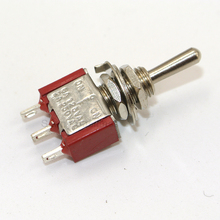High quality 5PCS 3 pins,Spring Return (ON)-OFF-(ON) momentary mini toggle switch 2024 - buy cheap