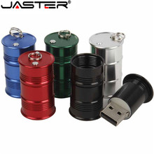 JASTER USB 2.0 metal fuel tank flash drive pendrive 4GB 8GB 16GB 32GB 64GB oil drum pen drive U disk 2024 - compre barato