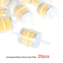 Fine-quality 20pcs Universal Petrol Inline Fuel Filter Large Car Part Fits 6mm 8mm Pipes 2024 - buy cheap