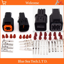 Sample,2 sets 4 Pin and 2 sets 6Pin male&female Auto Head lamp plug connector  for HYUNDAI,KIA,Elantra etc. 2024 - buy cheap