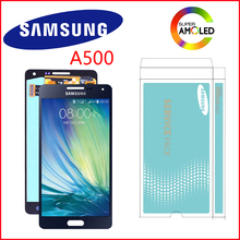 Супер AMOLED 5,2 "дисплей для SAMSUNG Galaxy A5 2015 LCD A500 дисплей A500F A500M SM-A500F сенсорный экран дигитайзер Замена 2024 - купить недорого
