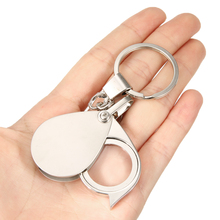 Folding 8X Magnifier Eyes Glass Loupe Lens Pocket Tool For Jewelry Reading Newspaper Magnifying with Key Chain 125*30*8mm 2024 - buy cheap