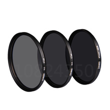 Набор фильтров для цифровой зеркальной камеры ND2 ND4 ND8, фильтр нейтральной плотности для объектива цифровой камеры Canon, Nikon, Sony, Pentax, Fujifilm 2024 - купить недорого