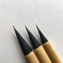 Pincel de caligrafia chinesa cabelo de coelho, conjunto avançado de pincel para escrita pincel de escrita estilo escritório de grama chinês 2024 - compre barato
