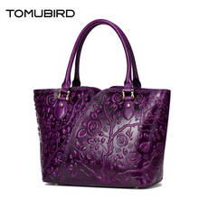 TOMUBIRD women genuine leather bag fashion luxury handbags women bags designer embossed women leather handbags shoulder  bag 2024 - buy cheap