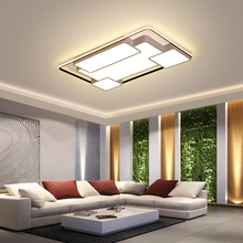 Современные светодиодные потолочные лампы, минималистичные прямоугольные потолочные светильники, скандинавские светильники, освещение для спальни, акриловое освещение для гостиной 2024 - купить недорого