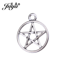 JUYA Round Metal Ancient Charms for Jewelry Making 22x18mm 20pcs/lot Women DIY Handmade Accessories Star Pendants AO0499 2024 - buy cheap