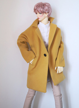 D01-P399 children handmade toy   1/3 uncle Doll clothes BJD/SD doll yellow color Loose coat 1pcs 2024 - buy cheap