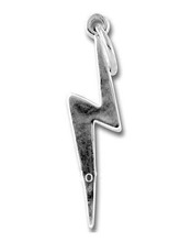 beautiful design zinc alloy Lightning Bolt bracelet and necklace Charm 2024 - buy cheap