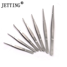 Stainless Steel Tweezers 12.5cm/14cm/16cm/18cm/20cm/25cm/30cm Medical Dental Precision Long Straight Forceps Tweezers 2024 - buy cheap