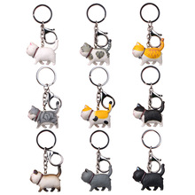 9pcs/set Anime Kawaii Mini Cats Small bell Action Figure Toy Animal Cat Decor Dolls Keychain Key Ring Children Christmas Gift 2024 - buy cheap