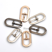 50pcs Metal Buckle hook buckle clip 10mm pin buckle alloy belt buckle shoe buckle bag buckle black / gold color  BK-056 2024 - buy cheap