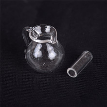 Accesorios de miniaturas para casa de muñecas, modelo transparente de simulación, tetera de cristal, artesanía, Mini cantina, juguetes en miniatura, 1:12 2024 - compra barato