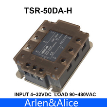 50DA TSR-50DA-H Three-phase High voltage type SSR input 4-32V DC load 90-480V AC single phase AC solid state relay 2024 - buy cheap