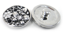 MOODPC-abalorio de aleación de cristal con diseño de mariposa, abalorio de metal con botón DIY, 1,8-2cm, Envío Gratis 2024 - compra barato
