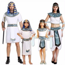 Kid adult Halloween Costumes Ancient Egypt Egyptian Pharaoh King Empress Cleopatra Queen Costume Cosplay Clothing clothes boys 2024 - buy cheap
