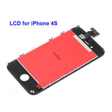 For iPhone 4S 4 LCD Display Touch Screen Digitizer Assembly Phone Replacement Parts Black White  LCD Screen 2024 - buy cheap