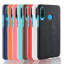 Nueva funda SUBIN para huawei P30 lite/Nova 4E, funda protectora de piel de cocodrilo funda trasera de cuero PU para huawei Y7 2019 2024 - compra barato