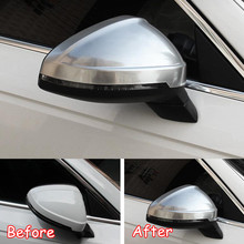 YAQUICKA ABS Car Exterior Side Rearview Mirror Decoration Cover Trim Car Styling For Audi A4L 2017 Auto Parts Accessories 2024 - buy cheap