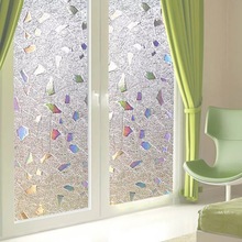 60*200cm 3D Laser Window Decorative Film Glass sticker Privacy Self-adhesive PVC electrostatic Glue free sliding door home decor 2024 - buy cheap