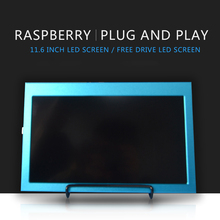 Raspberry pi 4b 11,6 дюймов 1920x1080 HDMI ЖК-экран совместимый с Jetson nano /Raspberry Pi 4B/3B/3B + Windows 7/8/10 2024 - купить недорого