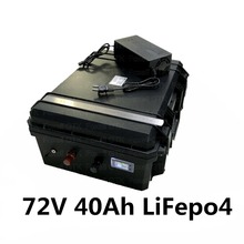 LiFepo4-batería de litio de 72V y 40Ah con BMS para carrito de golf, barco eléctrico, barco marino, cargador de 5A 2024 - compra barato