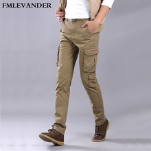 Plus Size 38 Cargo Pants Military Style Cotton Many Pockets Stretch Flexible Man Casual Trousers Tactical Pants 2024 - buy cheap