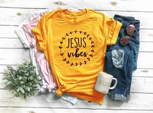 Женская футболка с надписью Иисуса вибета, Винтажная футболка с надписью вера, христианского Иисуса, Библии, с изображением мыши, со слоганом молитвы 2024 - купить недорого