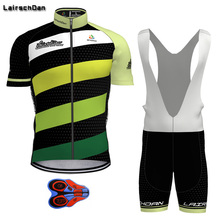 SPTGRVO LairschDan green Men's Cycling Jersey Set 2019 Cycling Suit Bicycle Clothing Bike clothes Wear cyclist outfit cycle kit 2024 - buy cheap