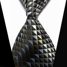 Solid Plaid Mens Tie Paisley Silk Ties Fashion Silk Neck Tie Business Wedding Neckties Men Solid Ties Silk Knitted Hot 2024 - buy cheap