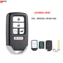 Keyecu New Replacement Remote Key Fob 433MHz ID47 for Honda Pilot 2016 2017 2018 FCC:KR5V2X 72147-TG7-A41, 7812D-V2X 2024 - buy cheap
