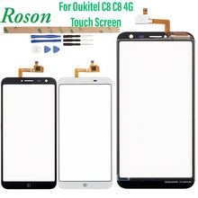 Roson for Oukitel C8 C8 4G Touch Screen 5.5" Perfect Replacement Touch Panel For Oukitel C8 Phone Accessory +Tools +Film 2024 - buy cheap