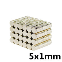 100pcs 5 x 1 mm N35 Super Strong Powerful Small Round Rare Earth Neodymium Magnets 5 x 1mm 2024 - buy cheap