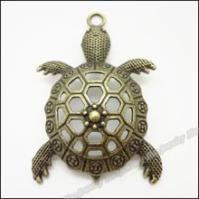 3pcs Vintage Ancient Turtle zinc alloy charms pendant suitable for DIY Bracelet Necklace metal jewelry accessories 2024 - buy cheap