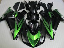 Комплекты обтекателей под давлением для Kawasaki ZX14R 2006 2007 2008-2011 Зеленые Черные ZX 14R 06-11 обтекатели для мотоциклов FT13 2024 - купить недорого