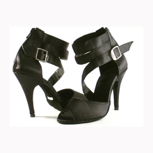 Woman Latin Ballroom Dance Shoes High Heel 10cm Female Tango Samba Shoes Salsa Social Party Dance Shoes VA30749 2024 - buy cheap