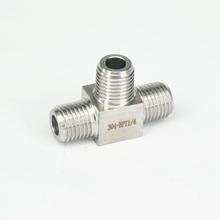1/4" NPT Male Tee 3 Way Pipe Fitting 304 Stainless Steel Water Gas Oil 2024 - buy cheap
