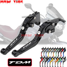 laser Logo For Yamaha TDM 900 TDM900 2012 2013 2014 Adjustable Folding Extendable CNC Motorcycle Brake Clutch Levers 2024 - buy cheap