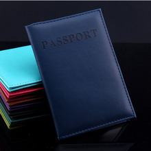 1PCS Artificial Leather  Passport Holder Couple Models  Passport Cover Unisex Card Case Man Card Holder 2024 - buy cheap