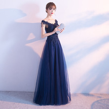 Aswomoye A-Line Evening Dress 2018 New Illusion O-Neck Special Occasion Dress Appliques Beading Prom Party Dress robe de soiree 2024 - buy cheap