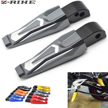 Motorcycle Accessories CNC  Motorcycle Rear Passenger Foot Pegs Pedals Footrests For Yamaha MT25 MT-25 MT 25 2015 2014 2013 2012 2024 - buy cheap