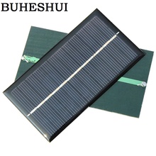 Buheshui painéis solares policristalinos, 1w, 6v para 3.7v carga de bateria luz solar led célula solar 110*60*3mm 3 pçs frete grátis 2024 - compre barato