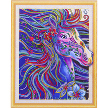 Forma especial, pintura de diamantes de cristal, caballo Animal, imágenes de diamantes de imitación, parcial, venta de bordado de diamantes, mosaico de diamantes Diy 5D 2024 - compra barato