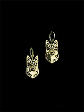 New Trendy Cute German Shepherd Drop Earrings  Silver Color Plated Dog Earrings For Women Gift 2024 - buy cheap